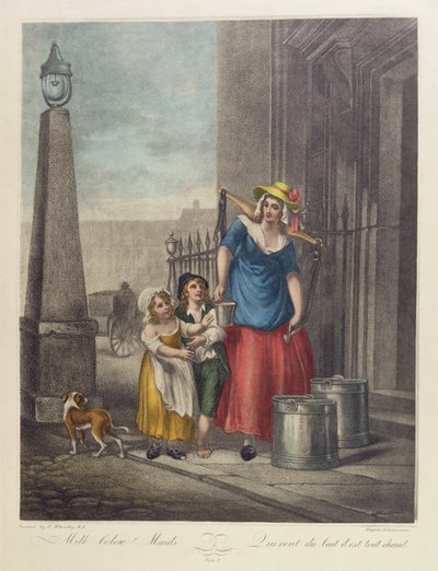 Milk Below Maids, Plate 2 from the 